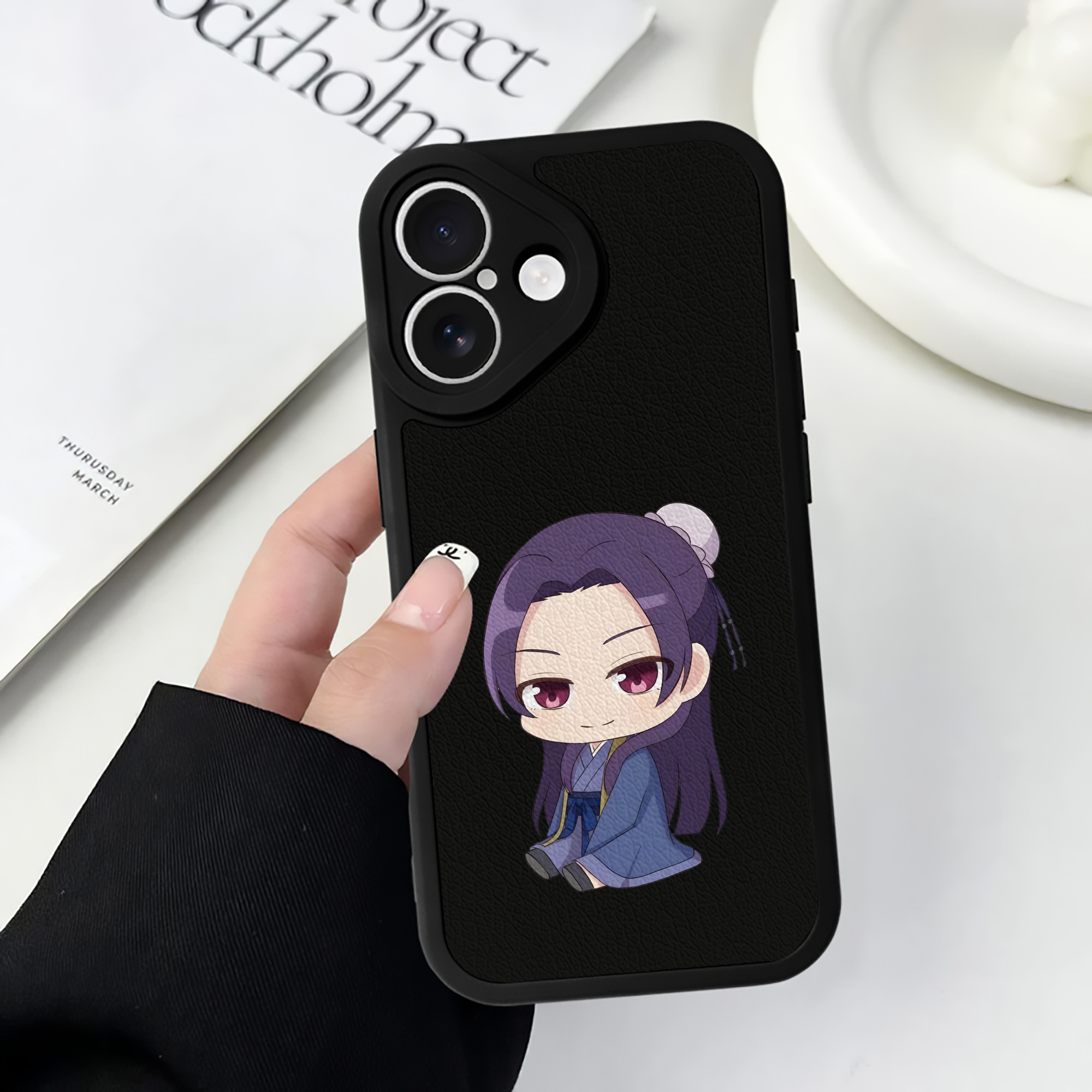 薬屋のひとりごと The Apothecary Diaries 【iPhone 16シリーズ対応】シリコンスマホケース（レザー調） 材質：シリコン